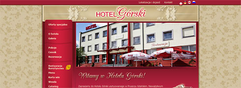 Strona www dla Hotelu