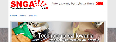 Strona www dla dystrybutora materiałów ściernych